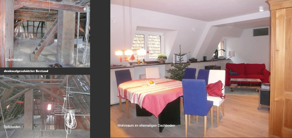  <br> Baubegleitung bei Bautr&auml;ger, Dachgeschossausbau